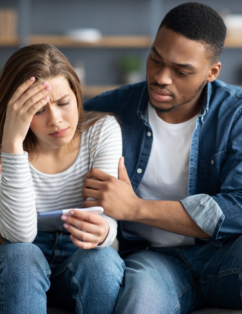 Couple facing infertility together - finding support, resilience and hope through fertility counseling